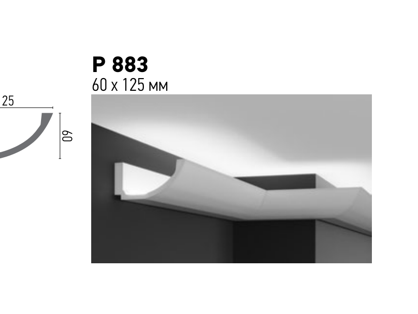 Схема та розміри P 883 Flexi