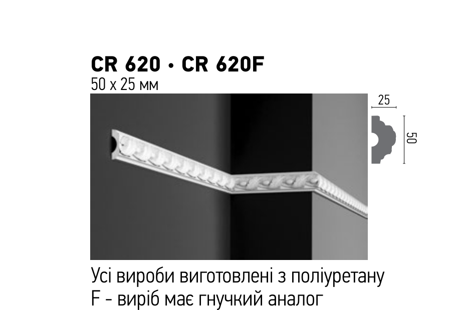 Схема та розміри CR 620