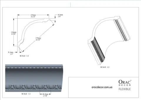 Карниз гнучкий Orac Decor C216F