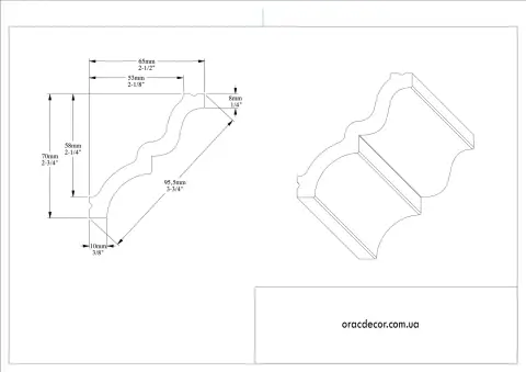 Карниз гладкий Orac Decor C325