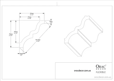 Карниз гнучкий Orac Decor C325F