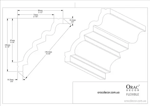Карниз гнучкий Orac Decor C326F