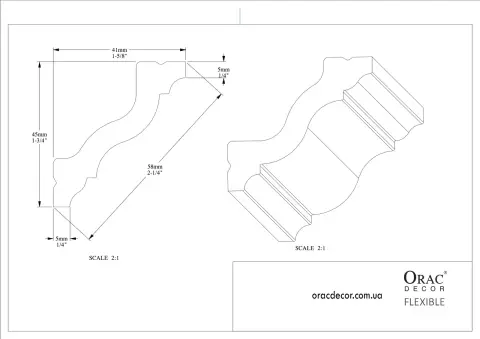 Карниз гнучкий Orac Decor CX110F