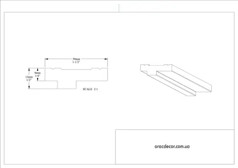 Карниз гладкий Orac Decor CX160