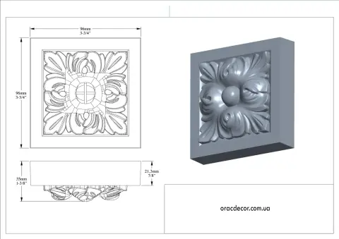 дверне обрамлення Orac Decor D210