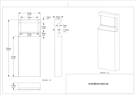 дверне обрамлення Orac Decor D310