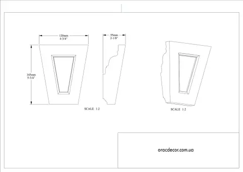 дверне обрамлення Orac Decor D402