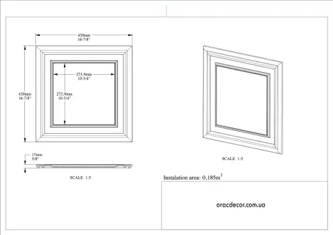 дверне обрамлення Orac Decor D506