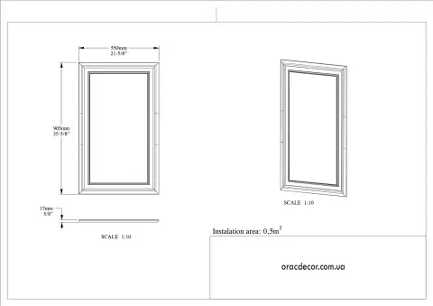 дверне обрамлення Orac Decor D507