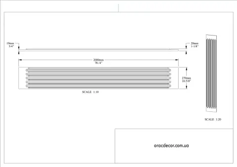пілястра Orac Decor K250