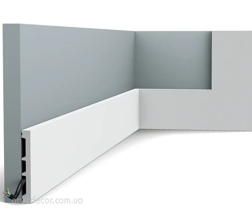 підлоговий плінтус гладкий Orac Decor DX163 - 2600