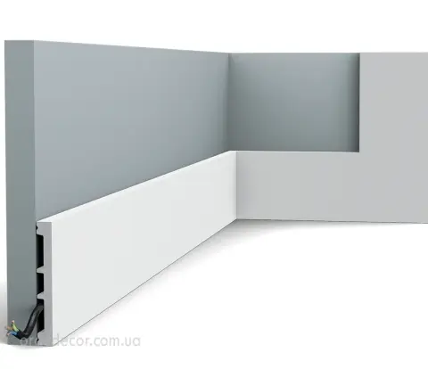 підлоговий плінтус гладкий Orac Decor DX163 - 2600