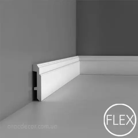 підлоговий плінтус гладкий Orac Decor SX155