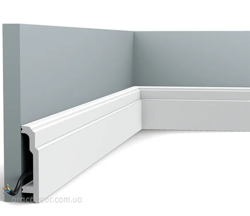 підлоговий плінтус гладкий Orac Decor SX155