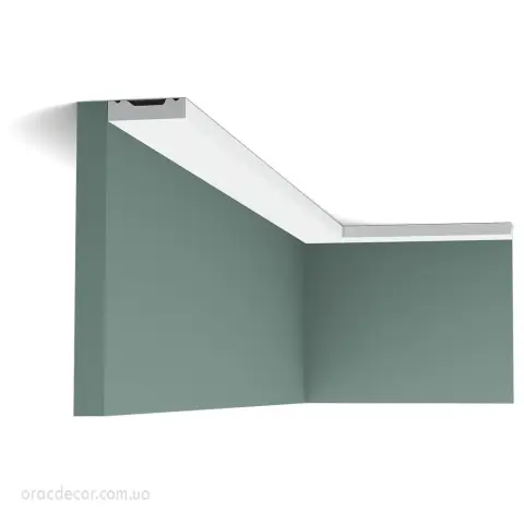 Молдинг гладкий Orac Decor SX162 - RAL9003 колір білий
