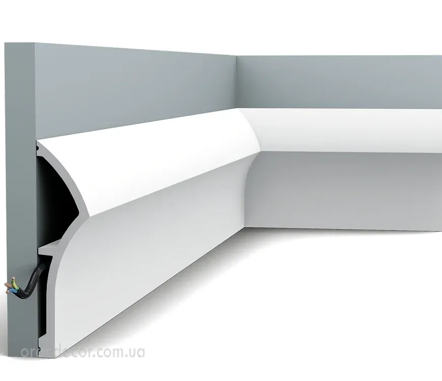 підлоговий плінтус гладкий Orac Decor SX167