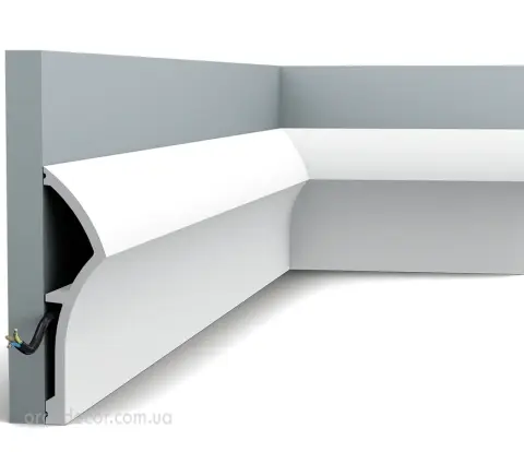 підлоговий плінтус гладкий Orac Decor SX167