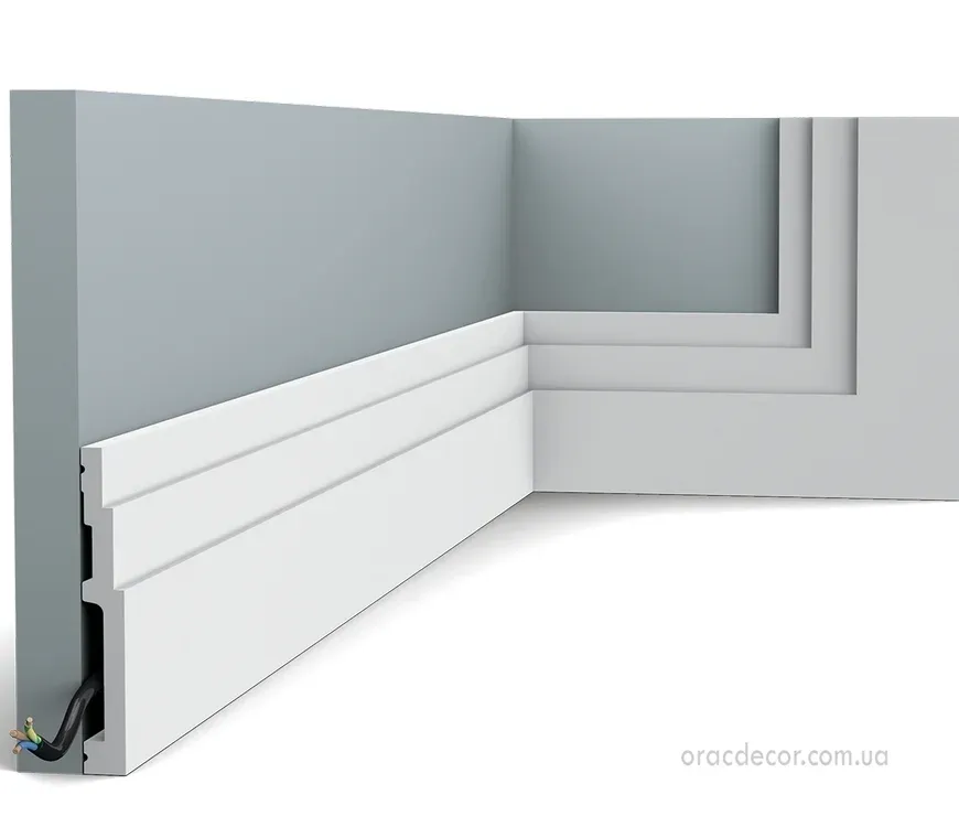 підлоговий плінтус гладкий Orac Decor SX180