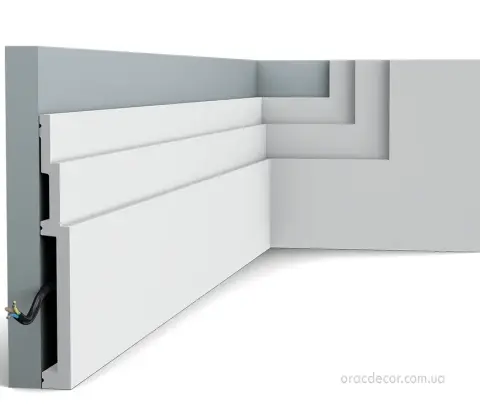 підлоговий плінтус гладкий Orac Decor SX181