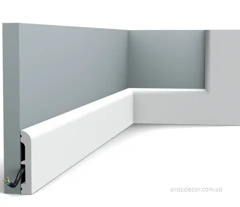 підлоговий плінтус гладкий Orac Decor SX183