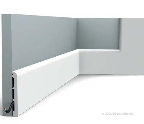 підлоговий плінтус гладкий Orac Decor SX184